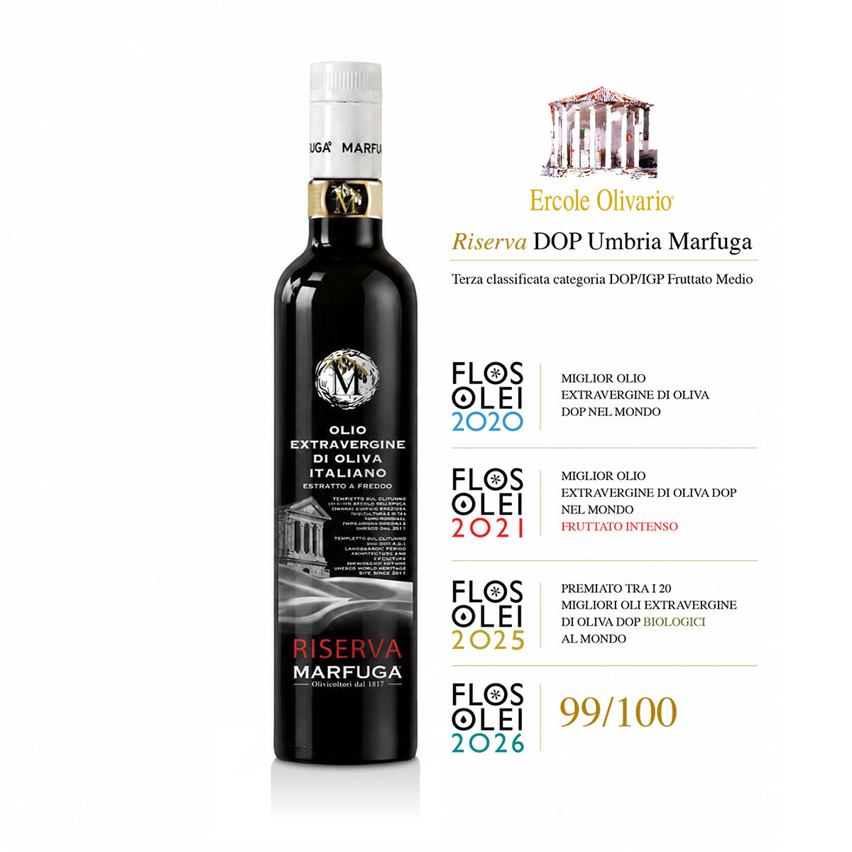 olio extravergine di oliva italiano RISERVA MARFUGA