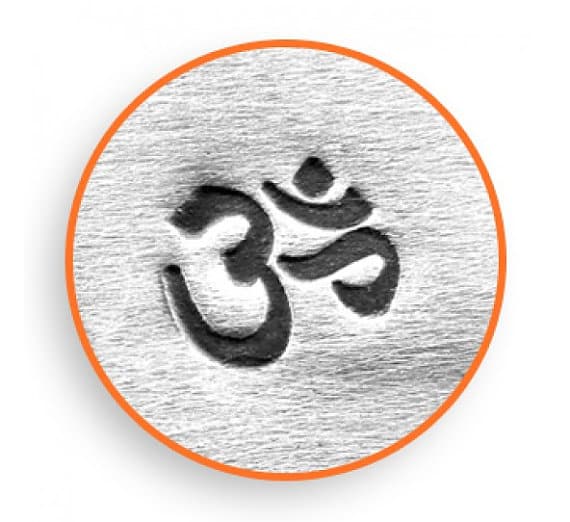 om stamp argento
