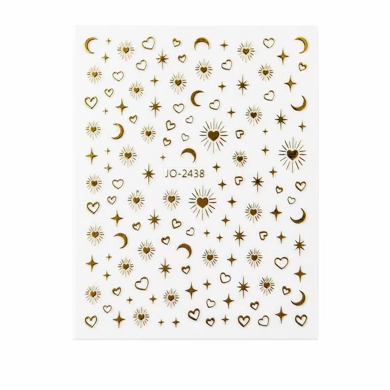 Nail Stickers – Golden Sun and Stars