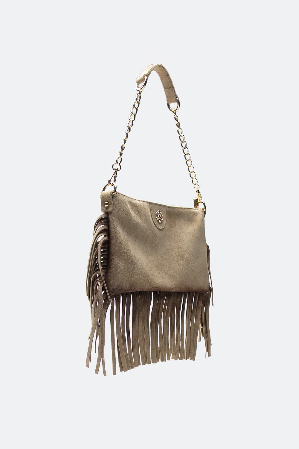 Opéra Suede Fringe Taupe