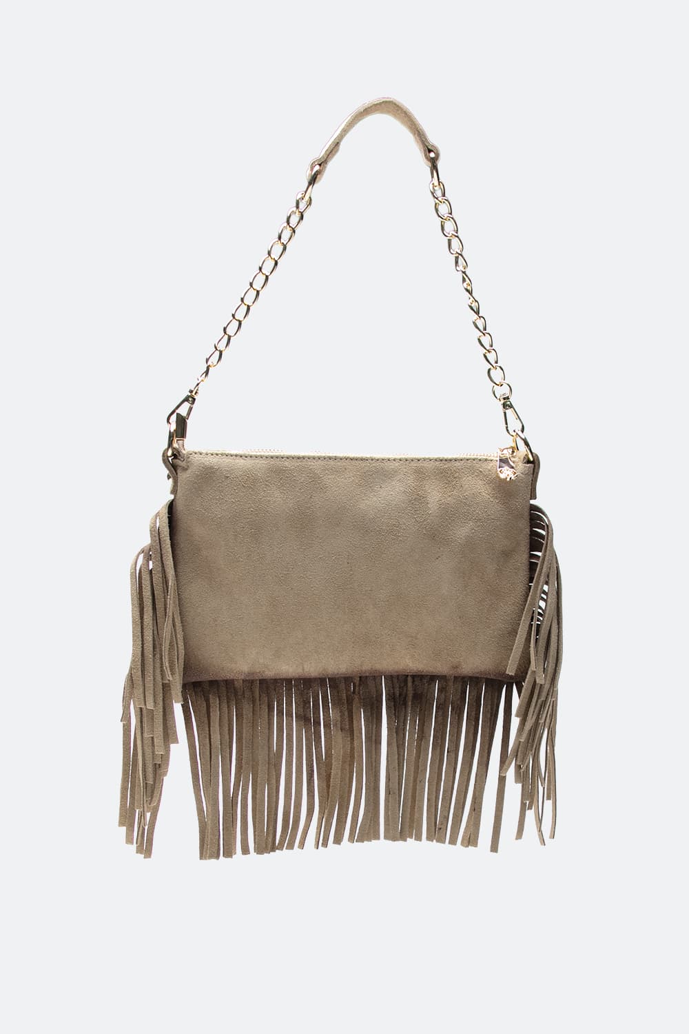 Opéra Suede Fringe Taupe