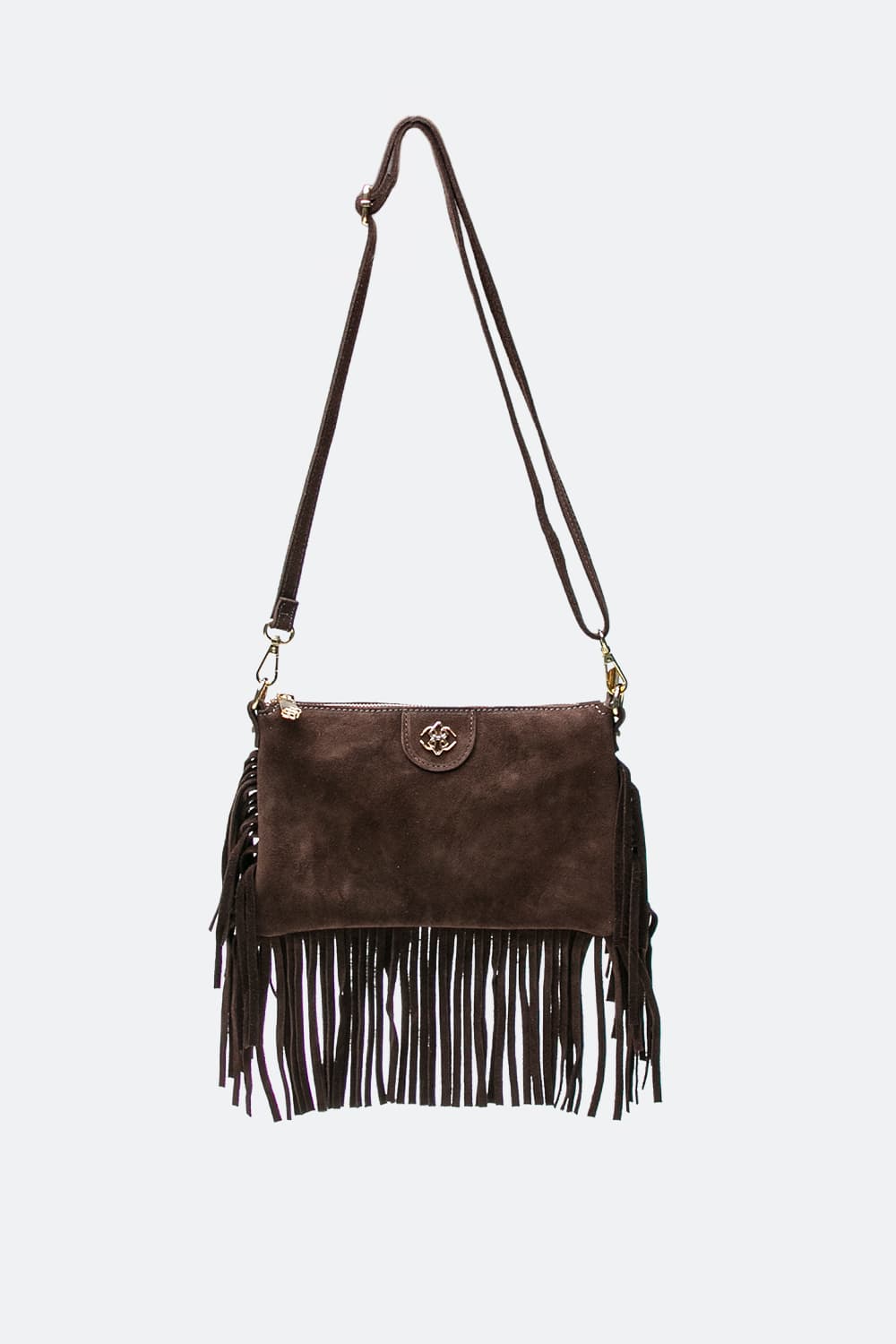 Opéra Suede Fringe Dark Brown