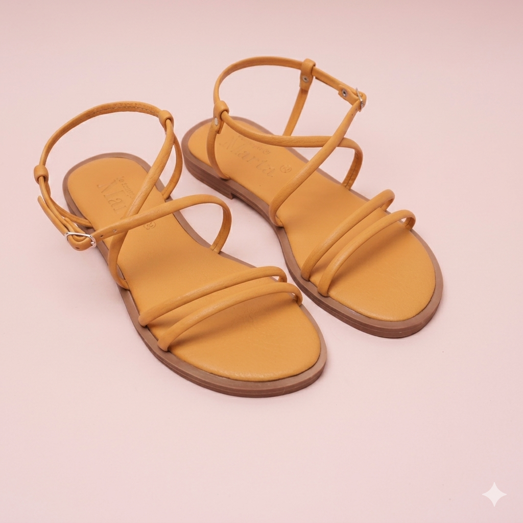 Ostia Mustard Sandal
