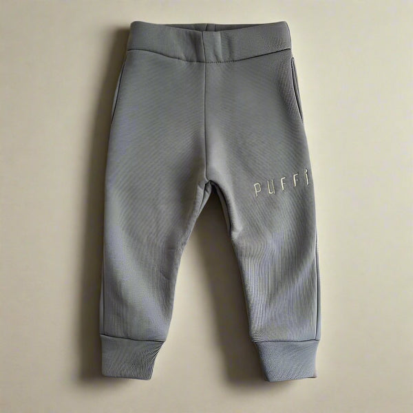 Otroška hlače - Sweatpants debele CLAY SIVA - PUFFI