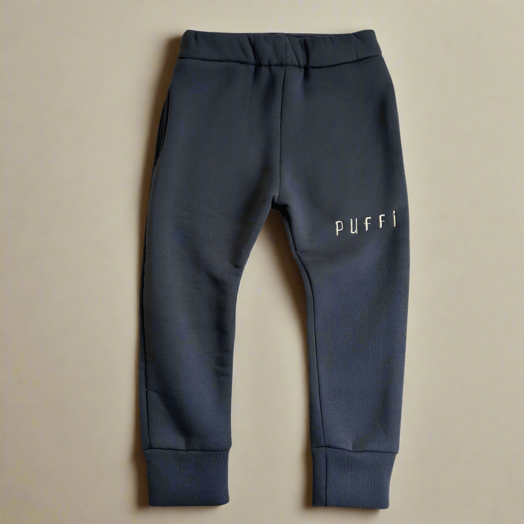 Otroška hlače - Sweatpants debele VEČ BARV - PUFFI
