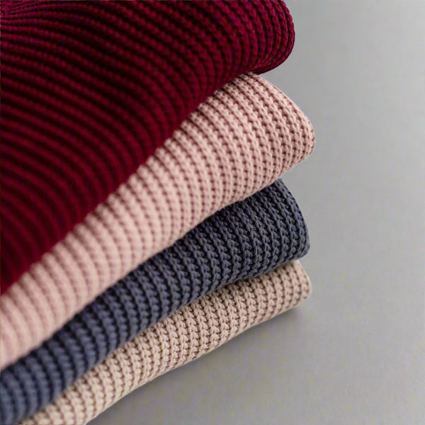 Otroška Jopa - Cable Knit Bordeaux - PUFFI