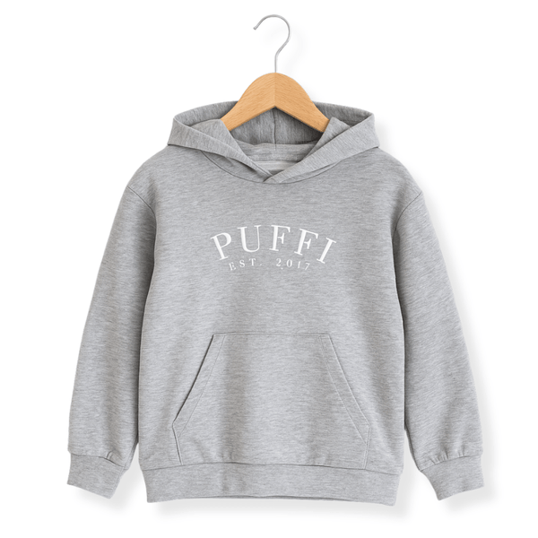 Otroška jopa Hoodie BREEZE LUMINOUS GREY - PUFFI