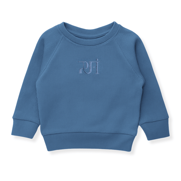 Otroška Jopa waffle MONOCROME - Jeans - PUFFI