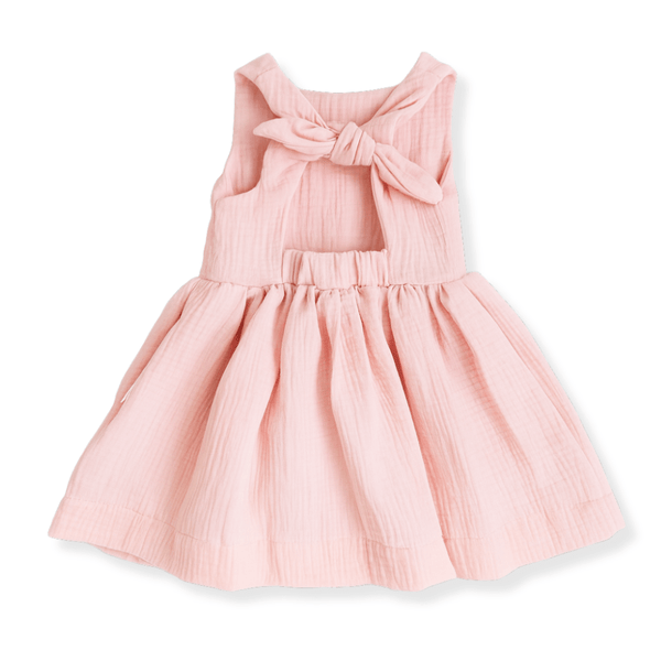 Otroška oblekica blossom, Muslin Powder Pink - PUFFI