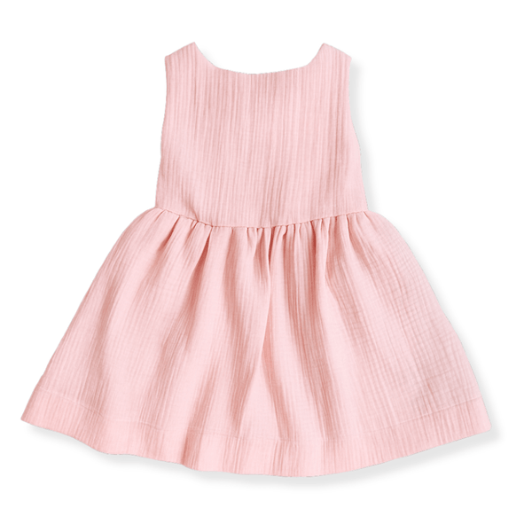 Otroška oblekica blossom, Muslin Powder Pink - PUFFI