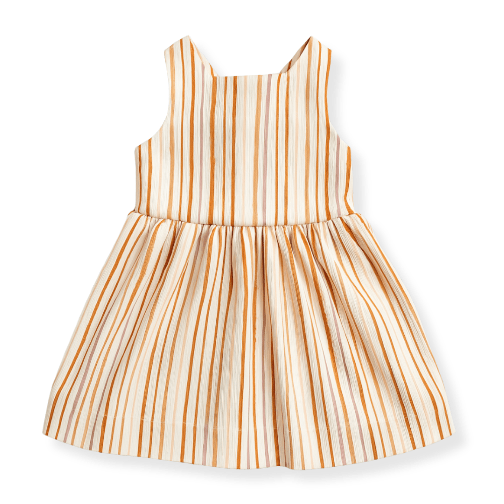 Otroška oblekica blossom, Ribbed Stripes - PUFFI