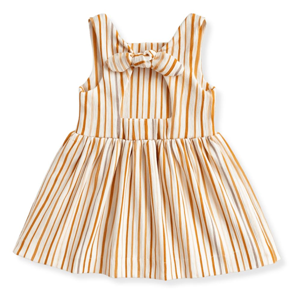 Otroška oblekica blossom, Ribbed Stripes - PUFFI