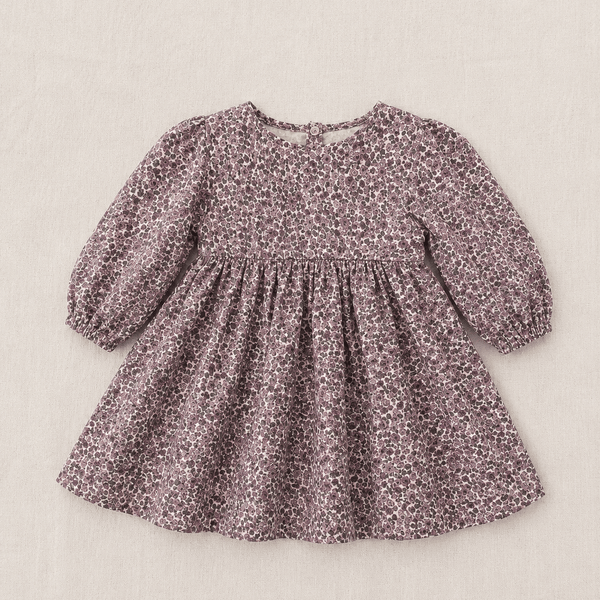 Otroška oblekica muslin - Vintage Berry - PUFFI