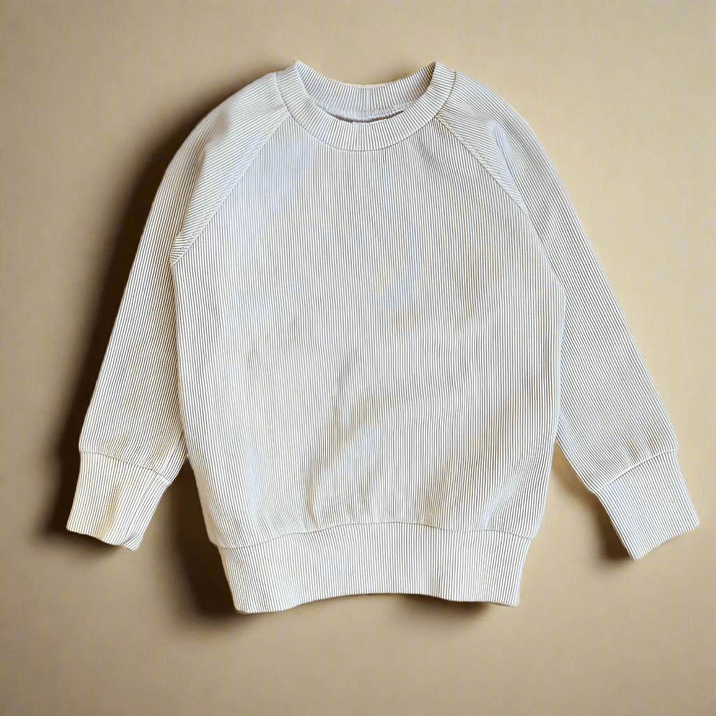 Otroška Rebrasta Maja - Bež - PUFFI