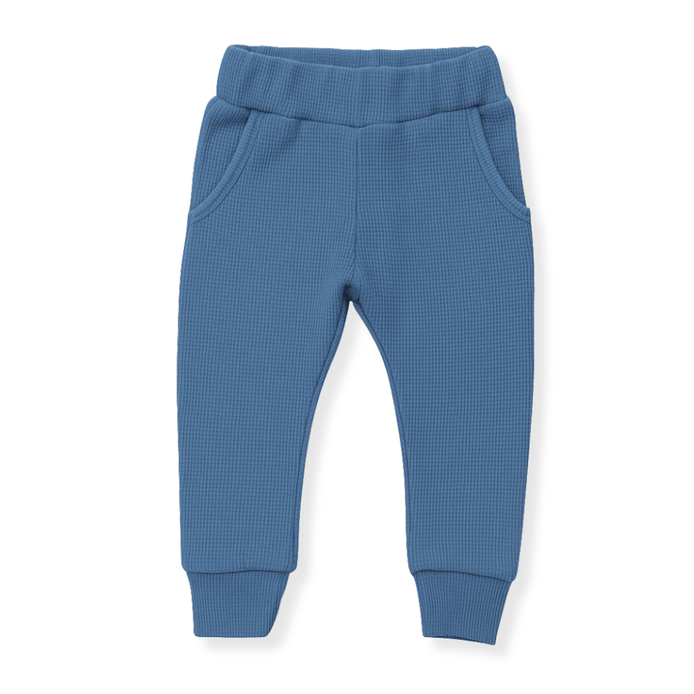 Otroške Hlače waffle MONOCROME - Jeans - PUFFI
