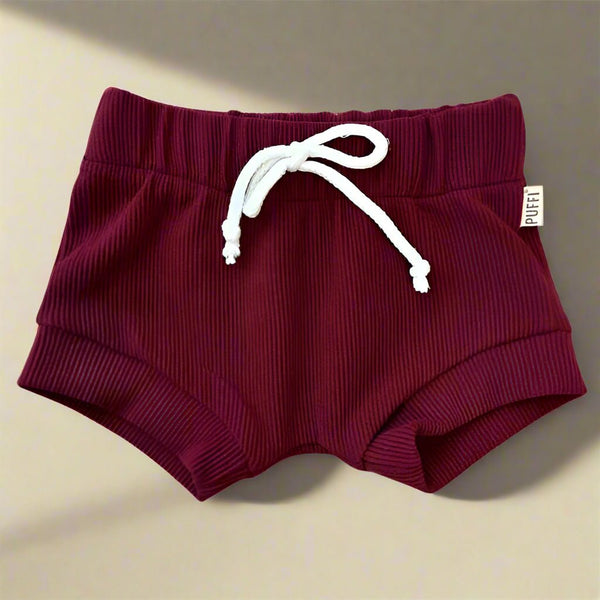 Otroške Kratke Hlače BLOOMERS - BORDO RDEČA - PUFFI