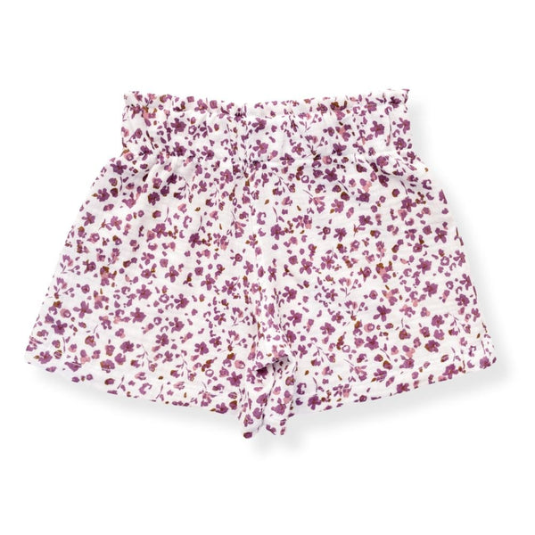 Otroške kratke hlače muslin shorties, Violet - PUFFI
