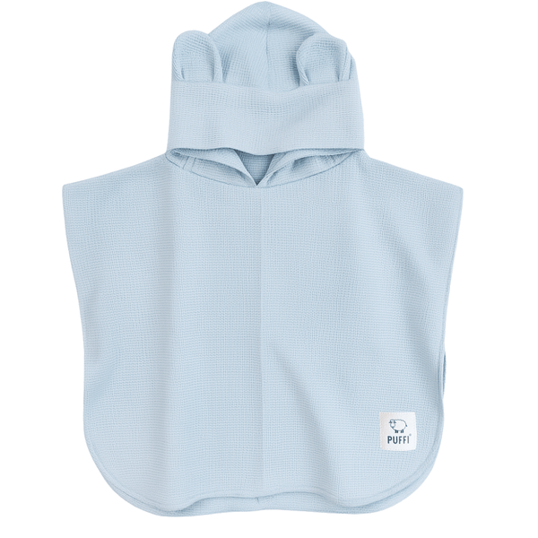 Otroški Kopalni pončo z ušeski, BABY MODRA - PUFFI