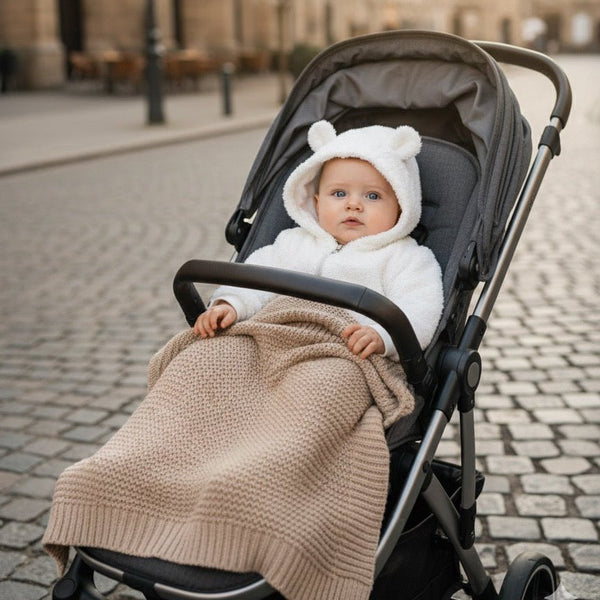Otroški Pajac TEDDY BEL BOMBAŽEN - PUFFI