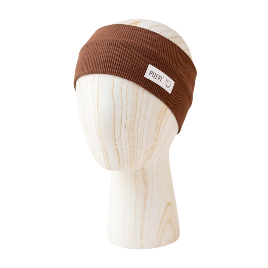 Otroški Trak ribbed ČOKOLADA - PUFFI