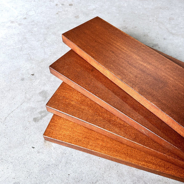 Oak shelf dark matte lacquer - outlet