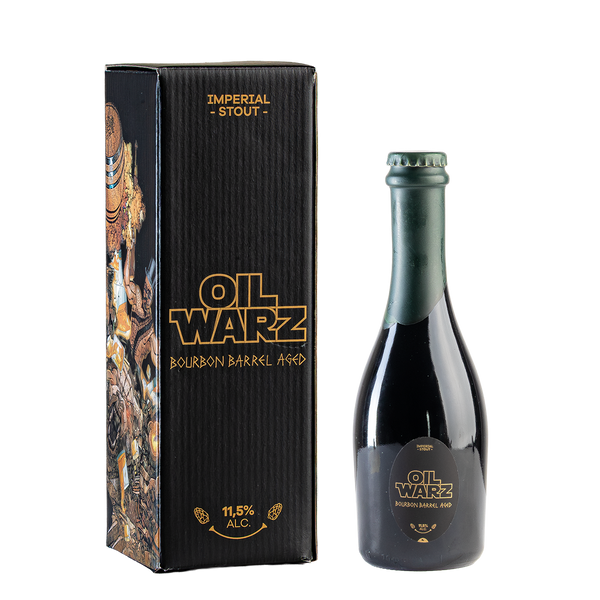 OIL WARZ - IMPERÁLNY STOUT ZREJÚCI V BOURBONOVÝCH SUDOCH, 11.5% alc.