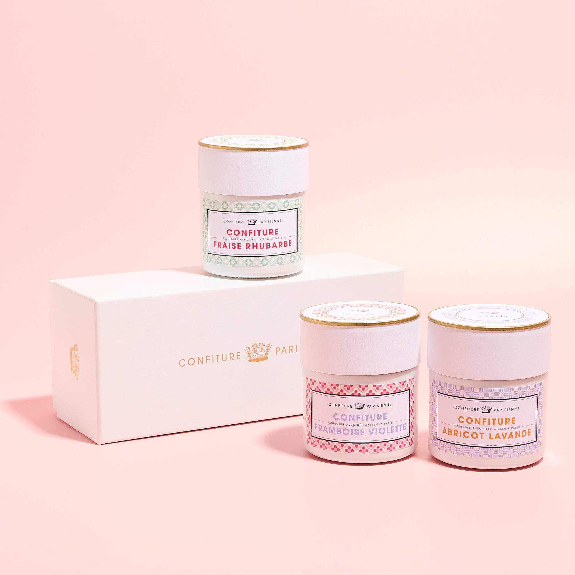 Confiture Parisienne - Fraise Rhubarbe - 250G