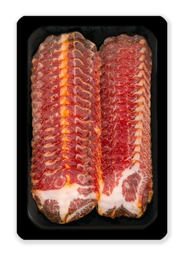 Sliced Black Pig Neck Sausage (Coppa) SEL