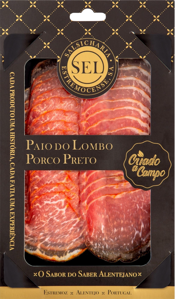 Sliced Black Pork Loin Sausage SEL
