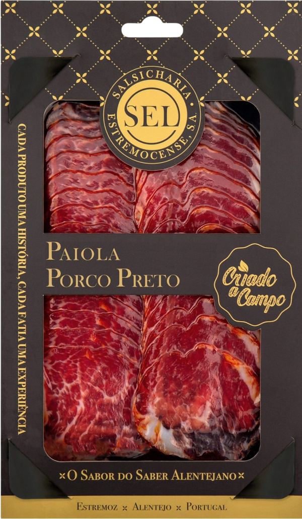 Sliced Black Iberian Pork Paiola (PRESA) SEL