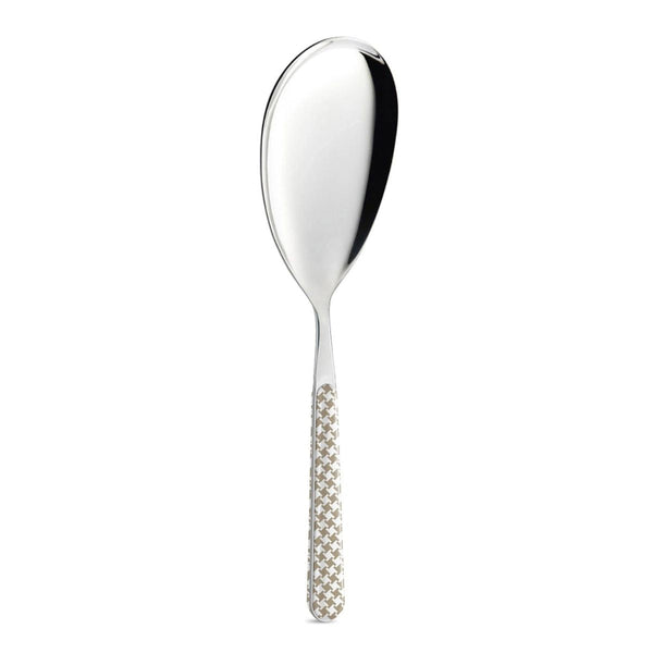 Rice Paddle - Dove Gray Houndstooth BD14016T