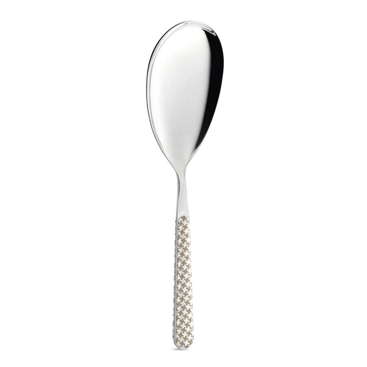 Rice Paddle - Dove Gray Houndstooth BD14016T