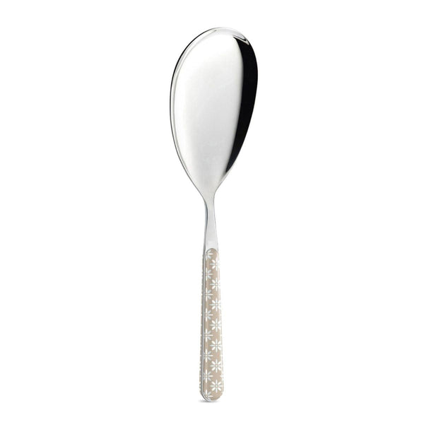 Rice Spoon - Dove Gray Daisies BD14043T