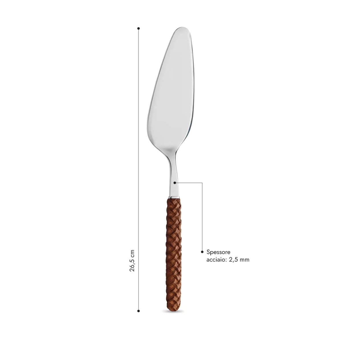 Cake Server - Leather Weave LD14200C