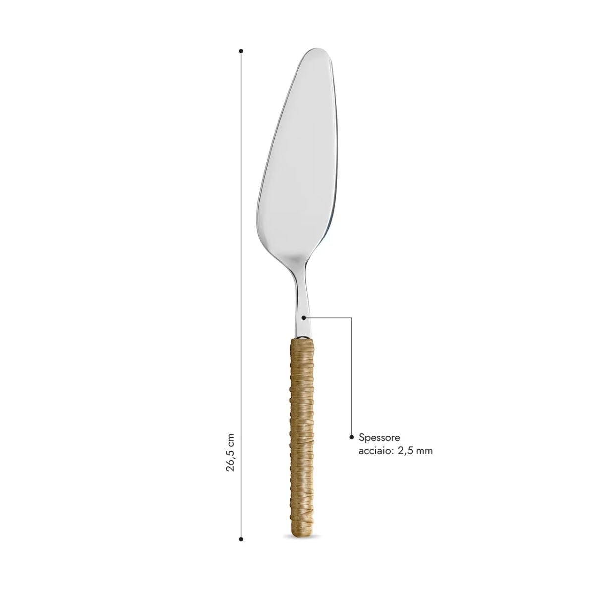 Cake Server - Rattan Beige LD14301C