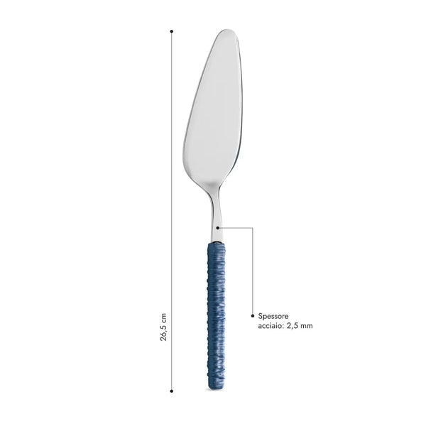 Cake Server - Rattan Blue Avio LD14306C
