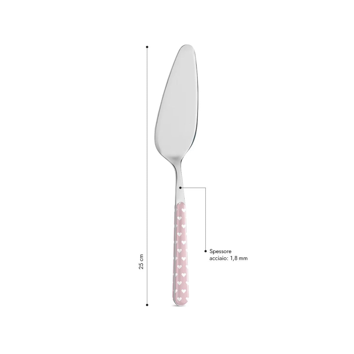 Cake Spatula - Pink Hearts BD14060PLM