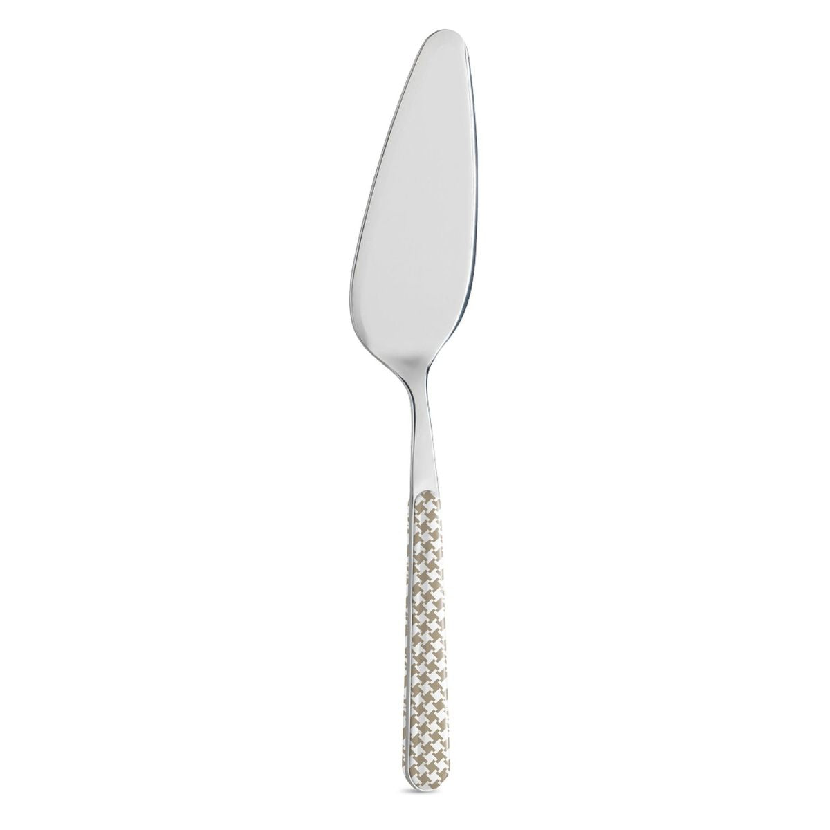 Cake Server - Dove Grey Houndstooth BD14016T