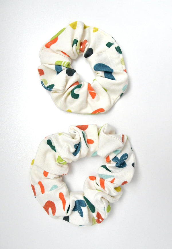 Chouchou in bambù (scrunchie) - ABC - Palloncino Blu