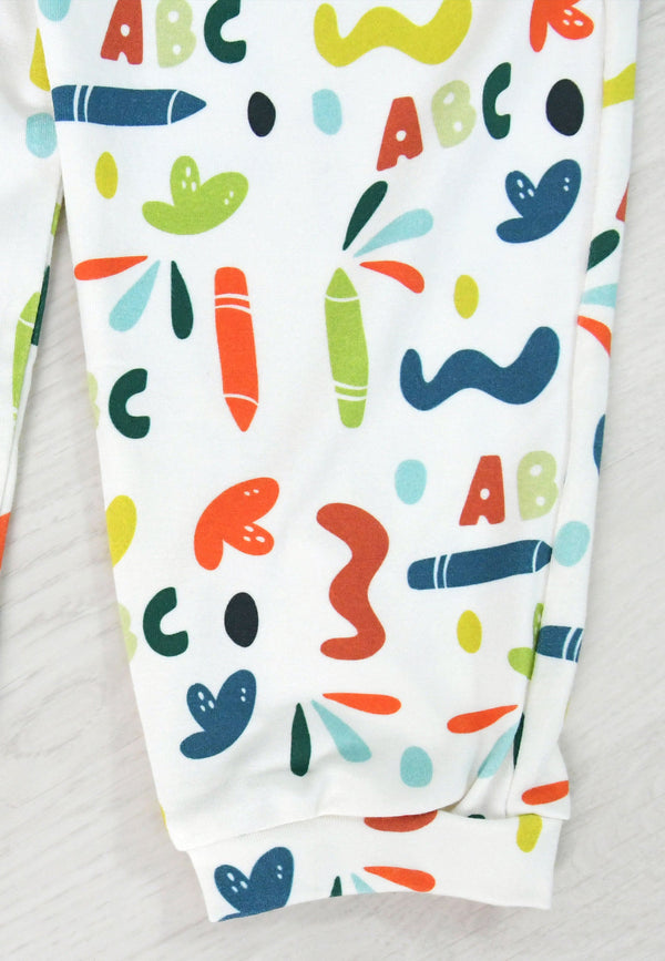 Pigiama in Bambù a Due Pezzi - ABC - Palloncino Blu