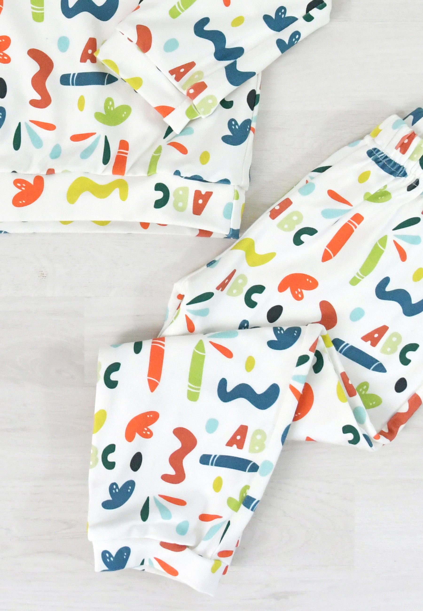 Pigiama in Bambù a Due Pezzi - ABC - Palloncino Blu