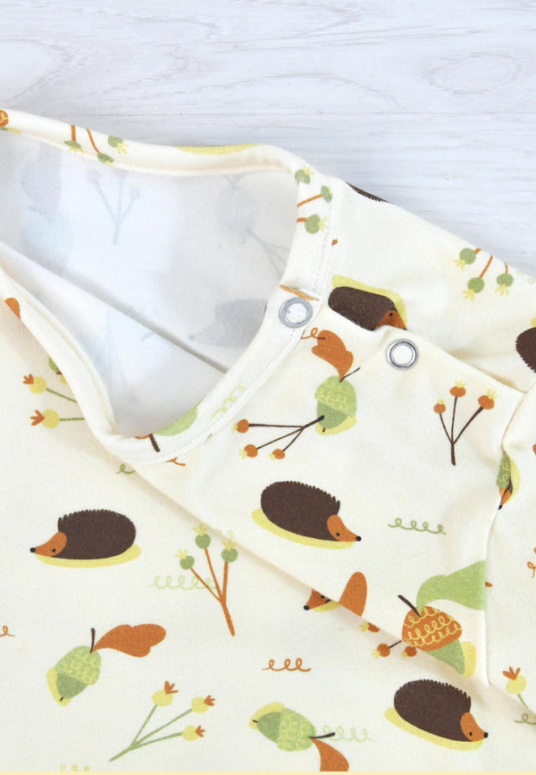 Two-Piece Bamboo Pajamas - Hedgehogs - Blue Balloon