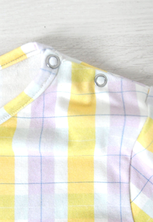 Pigiama in Bambù a Due Pezzi - Tartan PB - Palloncino Blu