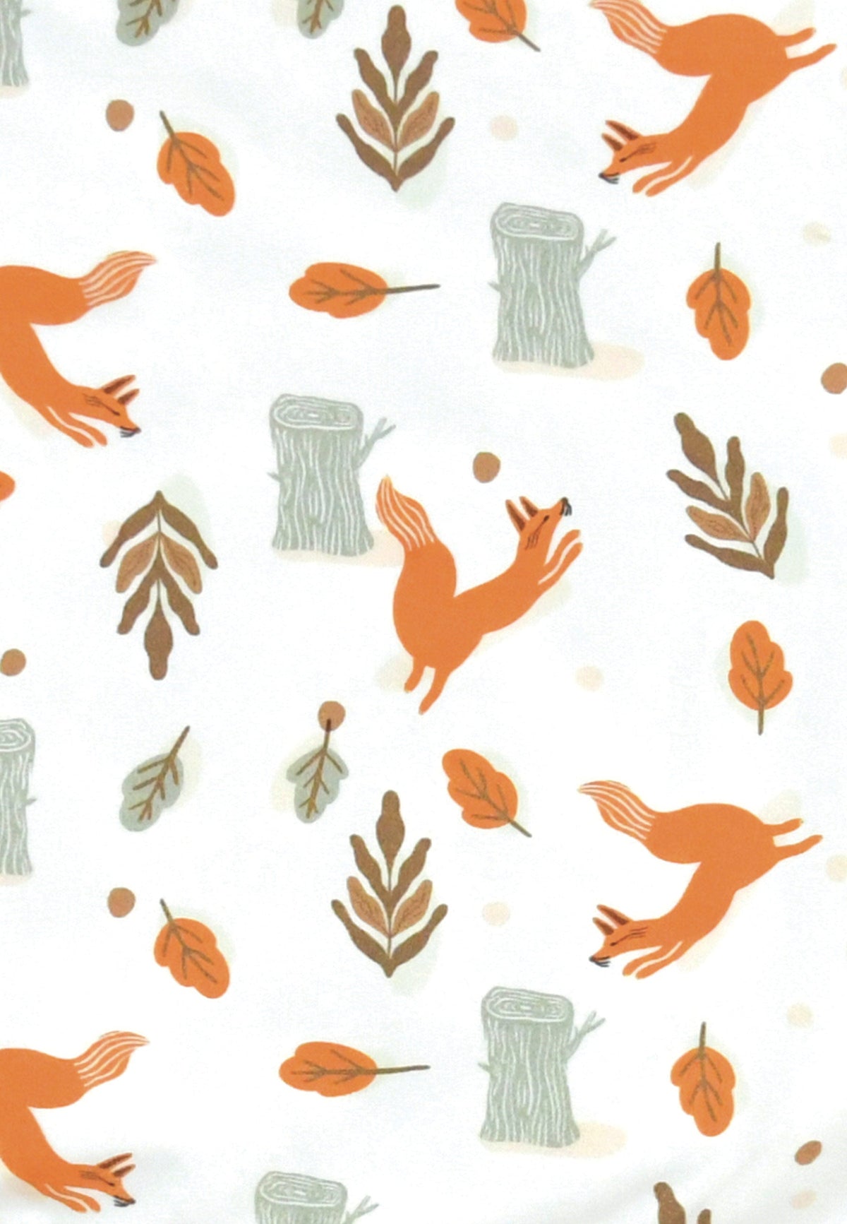 Two-Piece Bamboo Pajamas - Foxes - Blue Balloon
