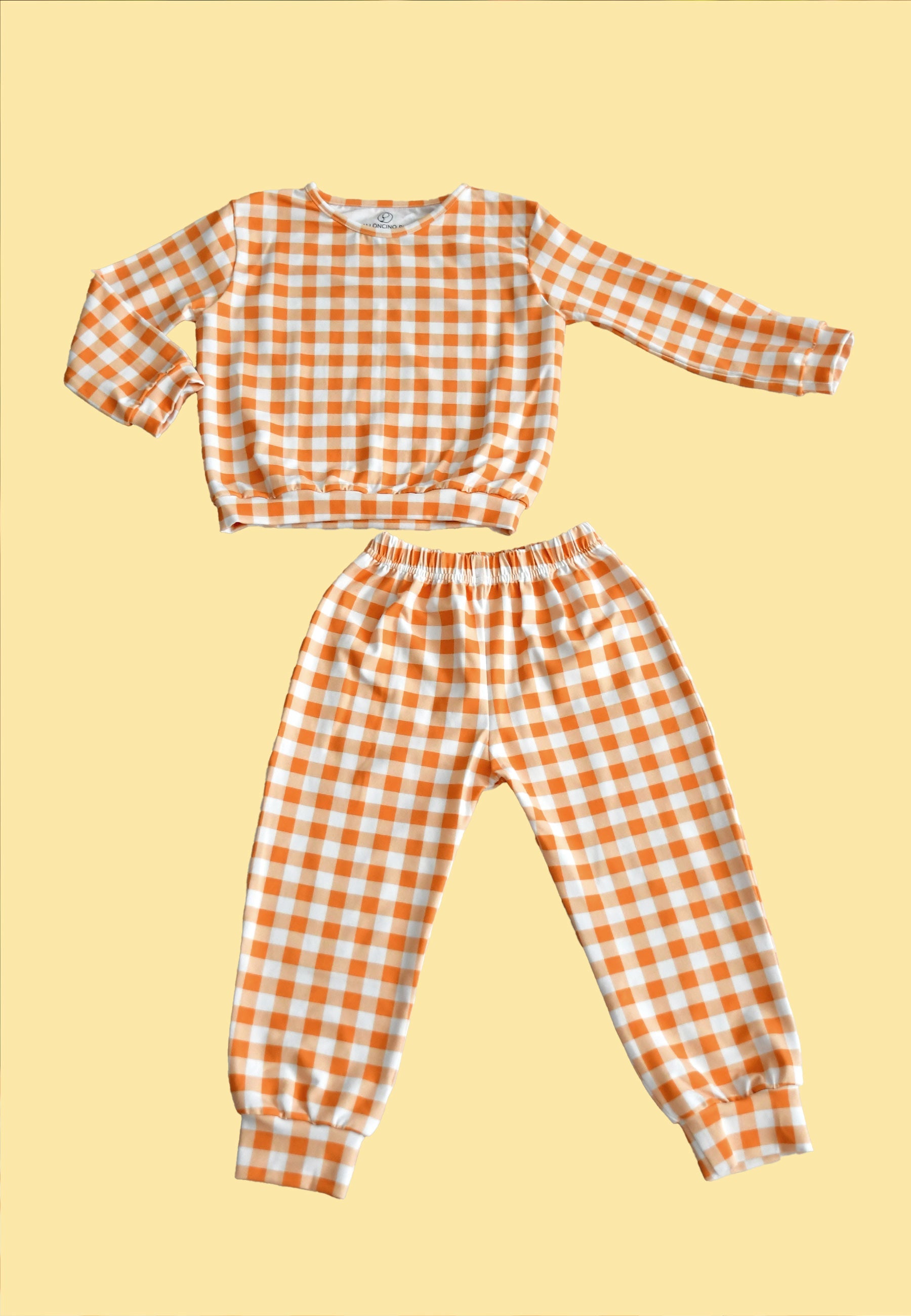 Two-Piece Bamboo Pajamas - Autumn Leaves - Blue Balloon