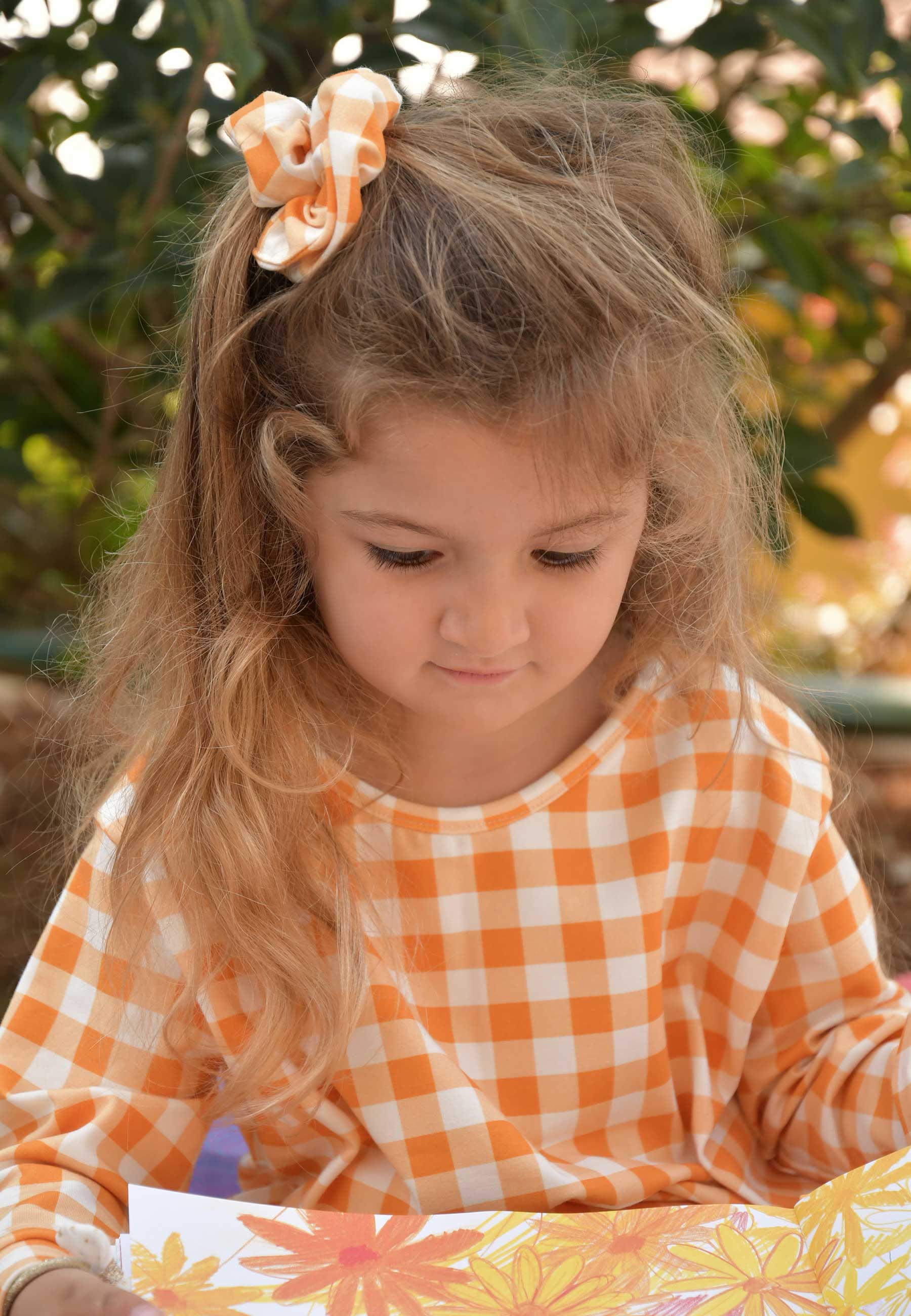 Two-Piece Bamboo Pajamas - Autumn Leaves - Blue Balloon