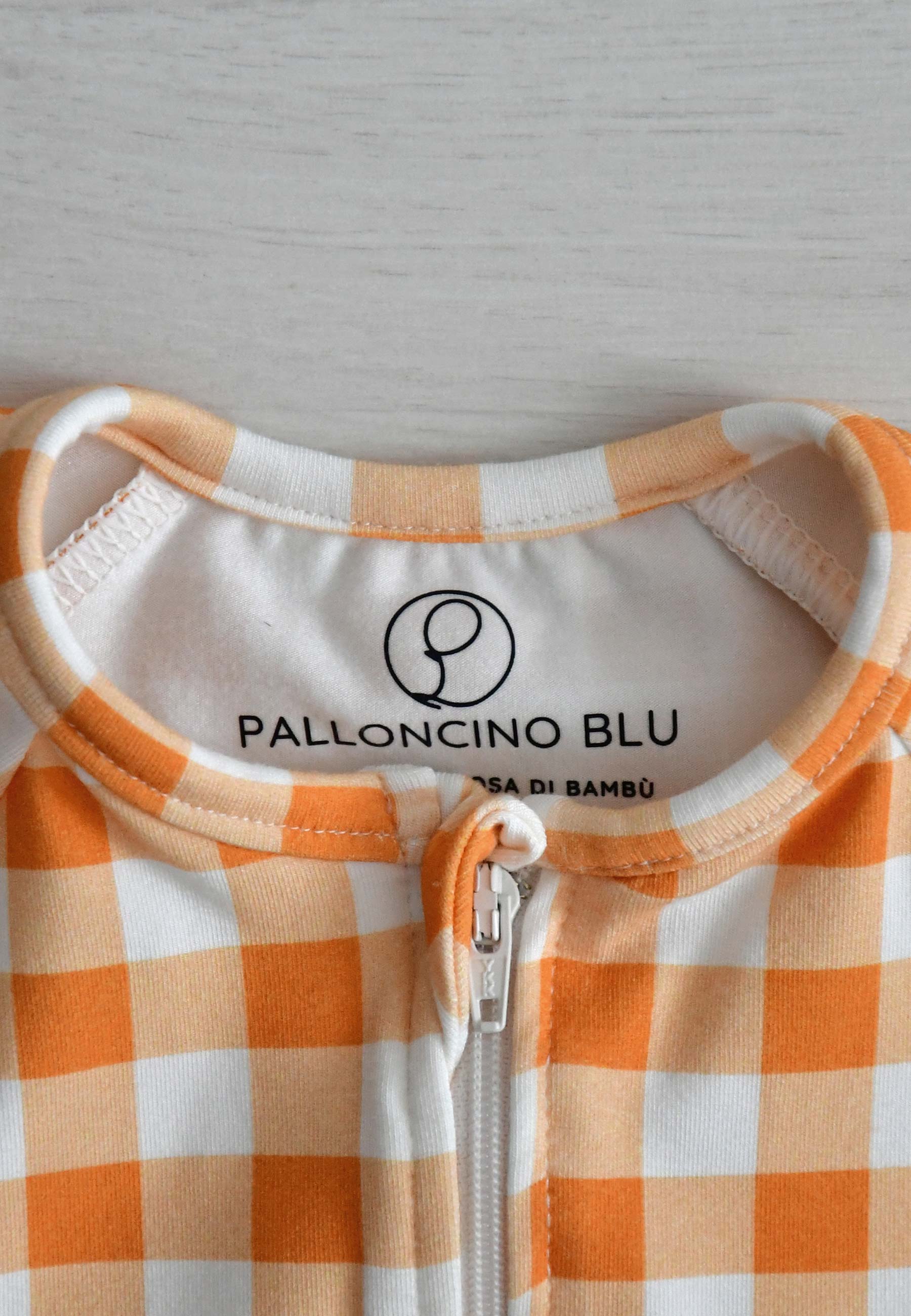 Bamboo Zip Romper - Autumn Leaves - Blue Balloon