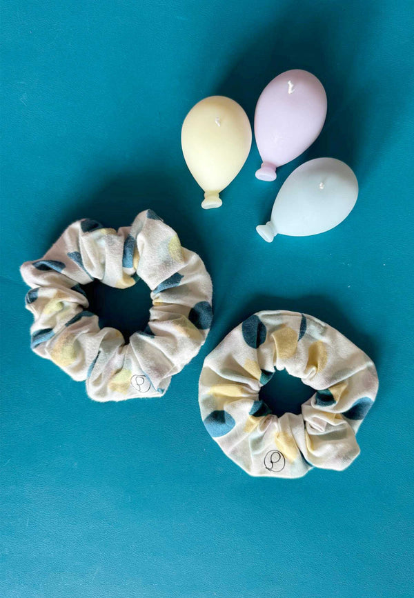 Bamboo Chouchou (scrunchie) - Soar High - Blue Balloon
