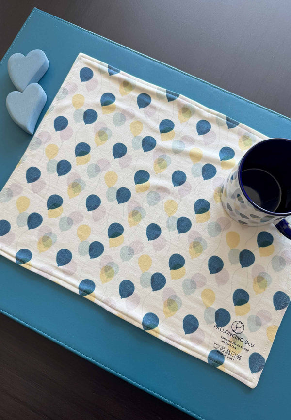 Tovagliette per una Colazione Felice - Palloncino Blu