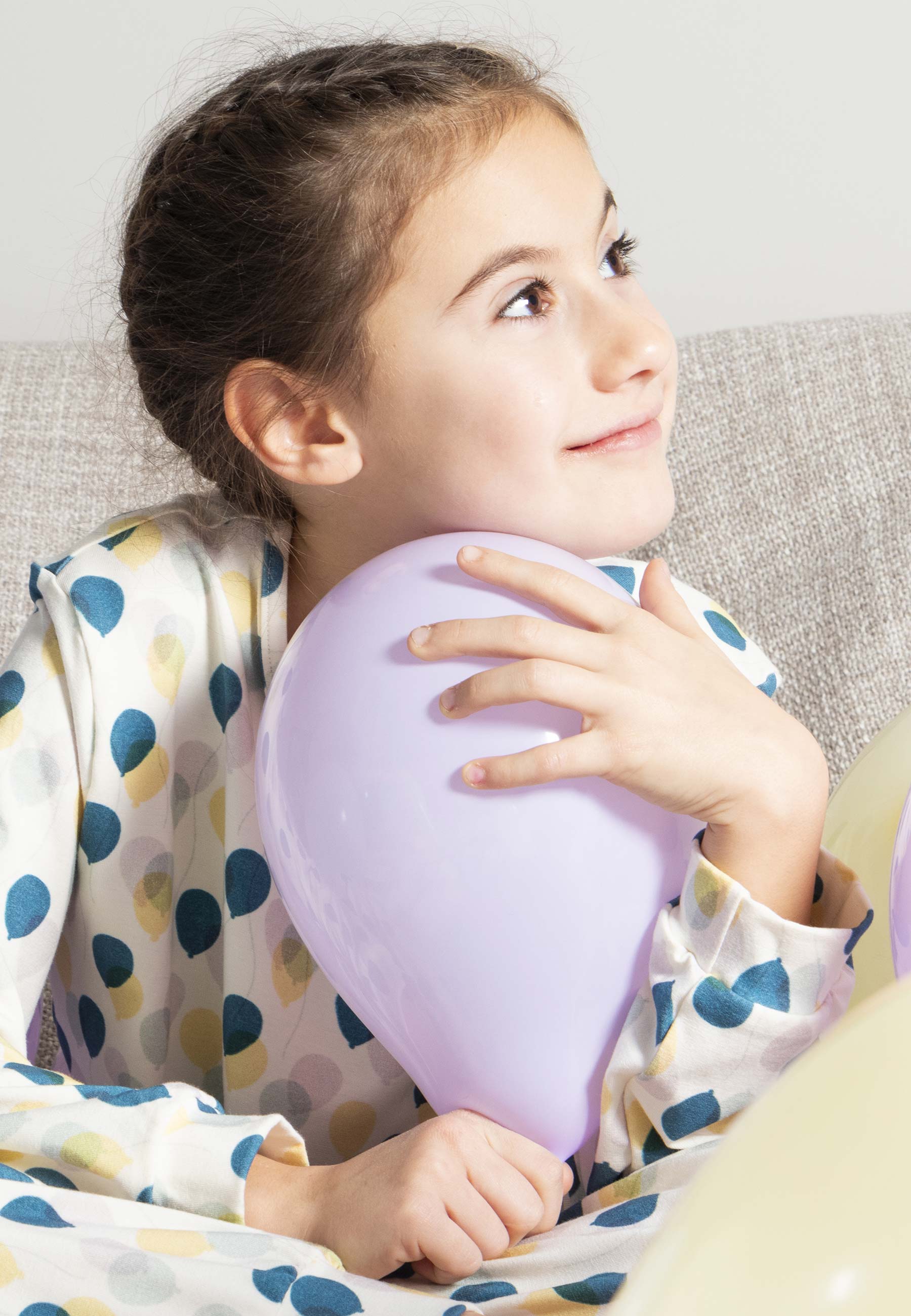 Two-Piece Bamboo Pajamas - Fly High - Blue Balloon